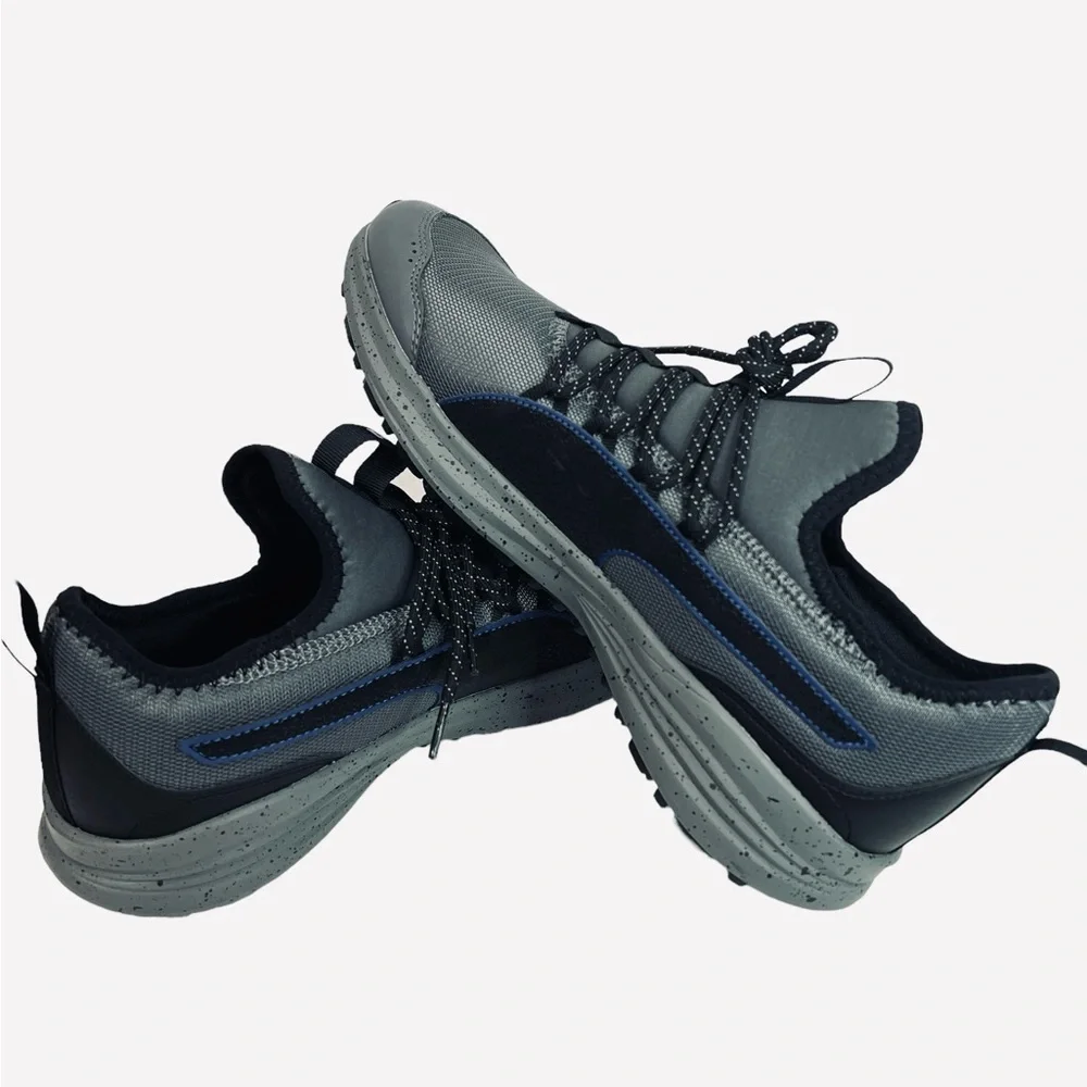 Puma Transport Trail Speck 377846 01 Gray Mesh Athletic Shoes Mens Size 12 - Picture 8 of 10